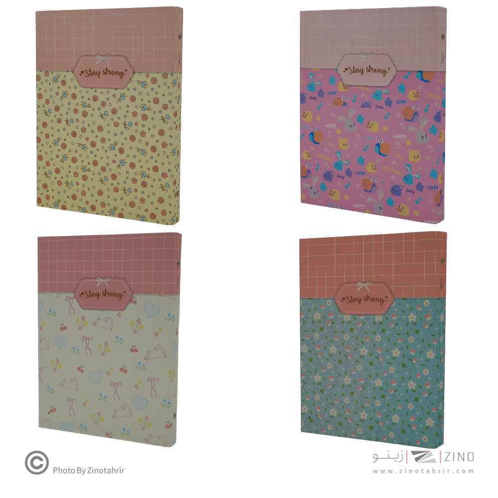 دفترکلاسوری 26حلقه 100برگ (دیوایدر دار) قفل فلزجلدسخت برگ سری راندو کد73711